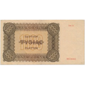 1 000 zlatých 1945 - séria A