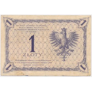 1 zlotý 1919 - S.7 J - jednociferná série