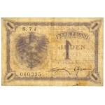 1 zloty 1919 - S.7 J - single digit series