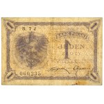 1 złoty 1919 - S.7 J - seria jednocyfrowa