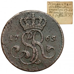 Poniatowski, 1765-g Pfennig - ex. Bisier