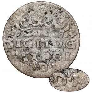Žigmund III Vaza, Bydgoszcz penny 1624 - chyba MDM - veľmi zriedkavé