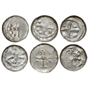 Cross denarii (6pcs) CNP VI and VII - POLISH and rare