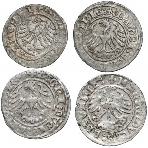 Zygmunt I Stary, Półgrosz Wilno i Kraków 1507-1520 (4szt)