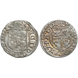 Sigismund III. Wasa, Halbspur Bromberg 1616 und 1619, Satz (2 Stück)