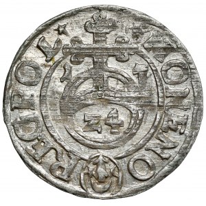 Žigmund III Vaza, poltopánka Bydgoszcz 1617 - Saská v ovále
