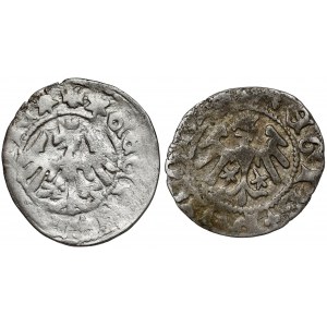Wladyslaw II Jagiello, Cracow half-penny - including GEGIS (2pcs)