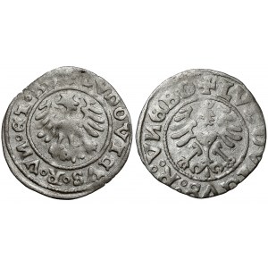 Silesia, Świdnica, Ludwik Jagiellończyk, Świdnica half-penny 1526, including VNEBO (2pcs)