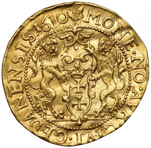 Zygmunt III Waza, Dukat Gdańsk 1610 - przejściowy - B.RZADKI