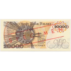 20.000 złotych 1989 - WZÓR - A 0000000 - No.0450