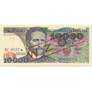 10,000 zloty 1988 - MODEL - W 0000000 - No.0557.