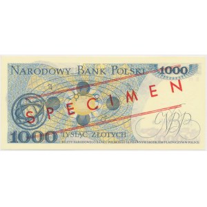 1.000 złotych 1979 - WZÓR - BM 0000000 - No.0368