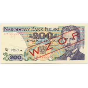 200 Zloty 1986 - MODELL - CR 0000000 - Nr.0941