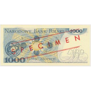 1.000 złotych 1979 - WZÓR - BM 0000000 - No.0372
