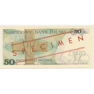 50 złotych 1988 - WZÓR - GB 0000000 - No.0832