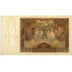 100 gold 1934 - two dashes in watermark