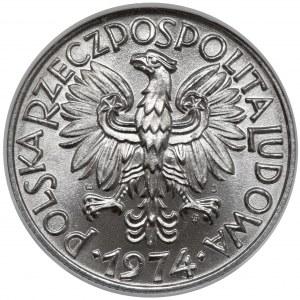 Rybak 5 złotych 1974