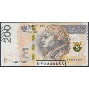 £200 2015 BW - 6666666 - jednotný pevný