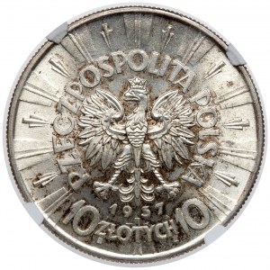 Piłsudski 10 zlotých 1937