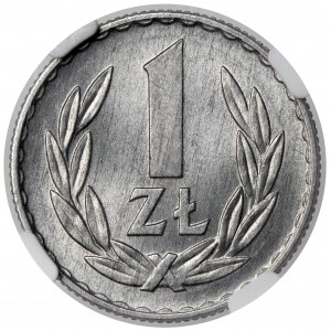 1 Zloty 1968 - seltenes Jahr - postfrisches Jahr