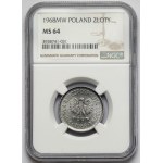 1 złoty 1968 - rzadki rok - mennicza