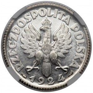 Kobieta i kłosy 1 złoty 1924