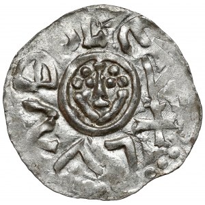 Boleslav III. Krivoprísažný, vroclavský denár (pred rokom 1107)