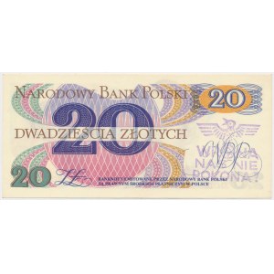 Solidarność, 20 Zloty 1982 - Briefmarke WRONA NAS NIE POKONA