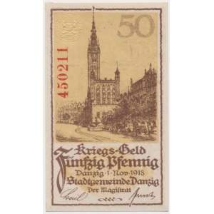 Gdansk, 50 fenig 1918