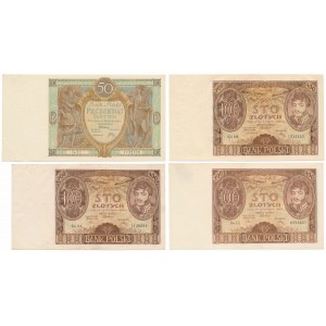Súbor poľských bankoviek z rokov 1929-1934 (4ks)