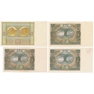 Set of Polish banknotes from 1929-1934 (4pcs)