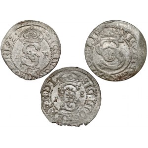 Sigismund III. Vasa, Olkusz, Riga und Vilnius 1592-1618, Satz (3tlg.)
