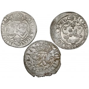 Sigismund III Vasa, Olkusz, Riga and Vilnius Shelter 1592-1618, set (3pcs)