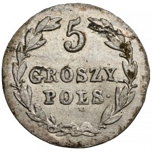 5 groszy polskich 1827 F.H.