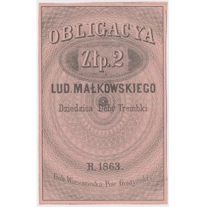 Trembki / Giżyce, Ludwik Małkowski, 2 złote 1863
