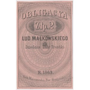 Trembki / Giżyce, Ludwik Malkowski, 2 gold 1863