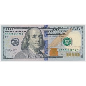 USA, 100 Dollars 2017 - Radarnummer - 32211223