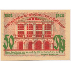 Schweidnitz (Świdnica), 50 pfg 1922