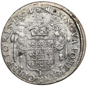 Pomerania, Charles XI, 1/3 thaler 1674 DS, Szczecin