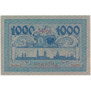 Glogau (Glogow), 1,000 mark 1922 - UNGÜLTIG