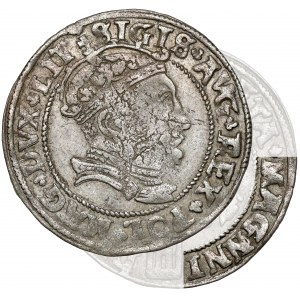 Sigismund II Augustus, Litauischer Fußpfennig 1546, Vilnius - Fehler MAGNNI