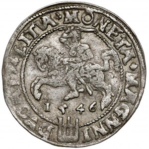 Zikmund II Augustus, litevský pěší groš 1546, Vilnius - chyba MAGNNI