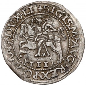 Sigismund II Augustus, Trojak Tykocin 1565 - Mocking.