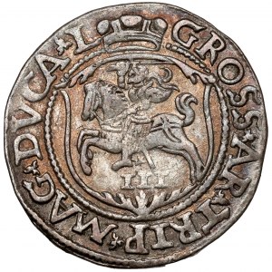 Zygmunt II August, Trojak Wilno 1562 - b.ładny