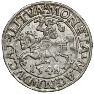 Sigismund II. Augustus, halber Pfennig Vilnius 1548 - Roman