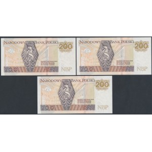 £200 2015 BW - 6666667- 6666668 - 6666669 - folgende nach salda (3pc)