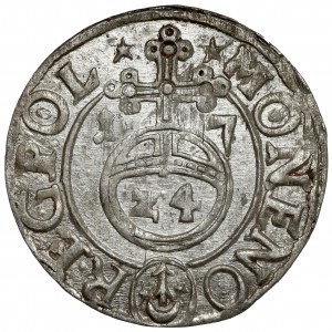 Zikmund III Vasa, Poloviční stopa Bydgoszcz 1617 - Saská v oválu