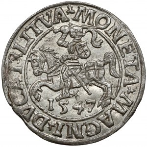 Sigismund II. Augustus, halber Pfennig Vilnius 1547