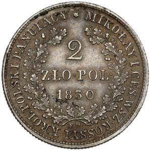 2 Polish zloty 1830 FH - recent
