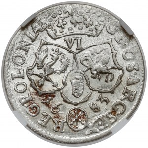 Jan III Sobieski, Szóstak Bydgoszcz 1683 TLB - Jelita - Minted